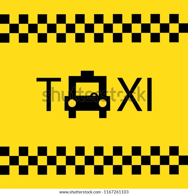 Taxi. Vector logos.\
Icons