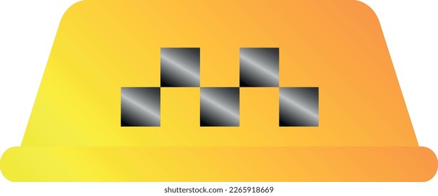 Taxi vector modern icon. Isolated taxi icon symbol