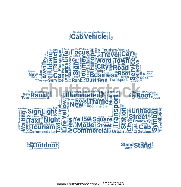 taxi word cloud. tag\
cloud about taxi