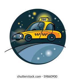 Taxi yellow Cab