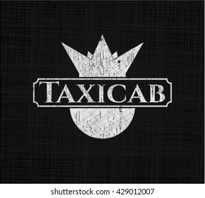 Emblema de pizarra de taxi