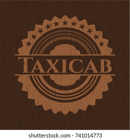 Taxicab wooden signboards