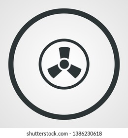 taxically dangerous vector icon , Lorem ipsum flat design