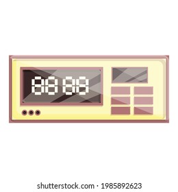 Taximeter app icon. Cartoon of Taximeter app vector icon for web design isolated on white background
