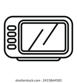 Taximeter driver tool icon outline vector. Equipment transport. Rate ride fare