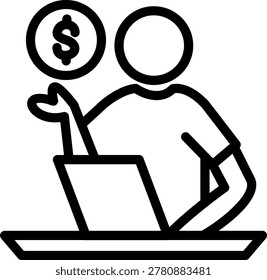 Taxpayer Advocate Vector Design Icon Style