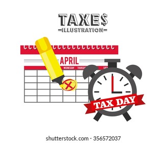 taxs day design, vector illustration eps10 graphic 