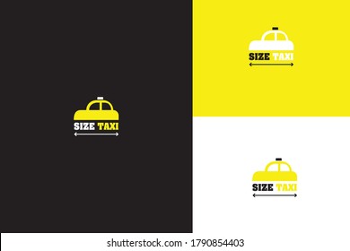 Taxy Size Logo Concept, Icon Taxy Size
