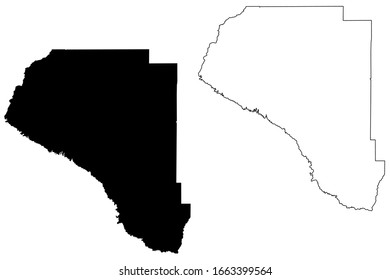 Taylor County, Florida (U.S. county, United States of America, USA, U.S., US) map vector illustration, scribble sketch Taylor map