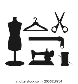 taylor element vector silhouette, fashion designer silhouette stock 