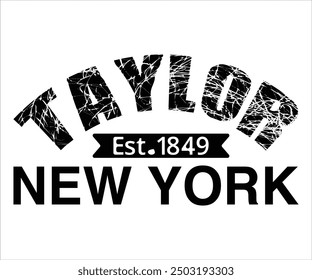 Taylor Est.1849 Retro Svg, Taylor Svg, Taylor Swift Camisa, Cortar Archivo, Silueta