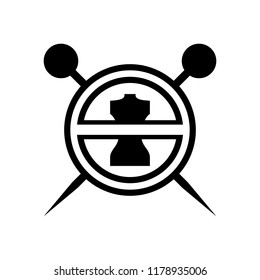 Taylor Logo. Fashion Icon. Tailor Symbol. Vector Eps 08.