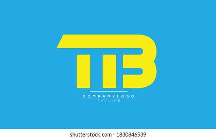 TB abstract initials monogram letter text alphabet logo design