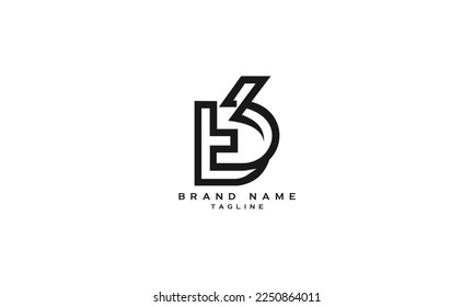 TB, BT, Abstract initial monogram letter alphabet logo design
