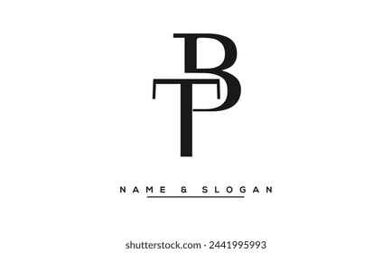TB, BT Abstract Letters Logo Monogram