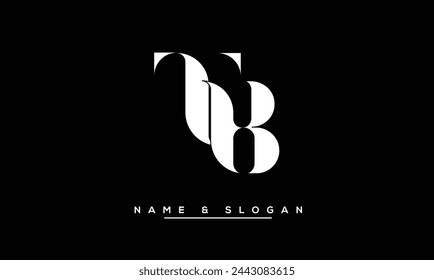 TB, BT Abstract Letters Logo Monogram