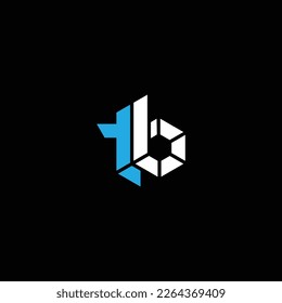 TB o BT abstract sobresaliente negocio profesional asombroso marca artística empresa de diferentes colores ilustración logo