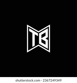 TB or BT abstract outstanding professional business awesome artistic branding company different colors illustration logo