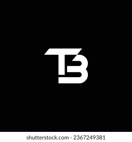 TB or BT abstract outstanding professional business awesome artistic branding company different colors illustration logo