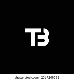 TB o BT abstract sobresaliente negocio profesional asombroso marca artística empresa de diferentes colores ilustración logo