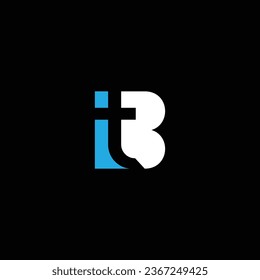TB or BT abstract outstanding professional business awesome artistic branding company different colors illustration logo