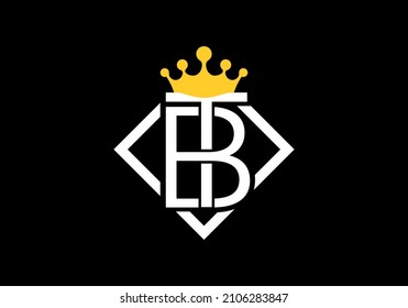 TB or BT initial letter design