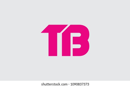 TB BT Letter Initial Logo Design Template