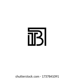 Design-Vorlage für TB-BT-Letter-Logos