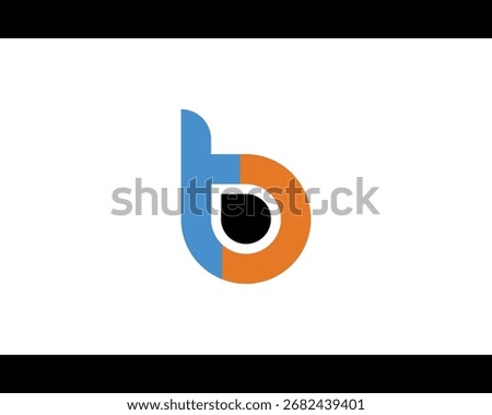 TB BT letter logo design.
