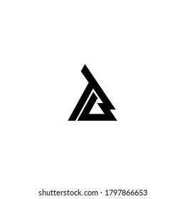 TB BT logo design template elements