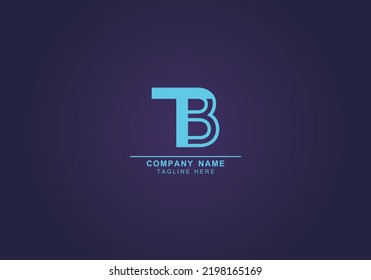 TB or BT minimal logo