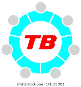TB Circle, tuberculosis logo, icon, graphic design, who tuberculosis, lung
