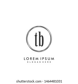 TB Initial beauty monogram logo vector