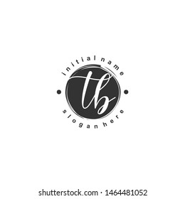 TB Initial beauty monogram logo vector