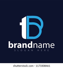 tb initial letter logo icon vector template