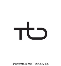 TB initial letter logo template vector icon design