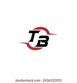 TB initial logo cool and stylish concept for esport or gaming logo as your inspirational