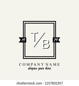 TB Initial logo template vector