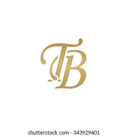 TB initial monogram logo