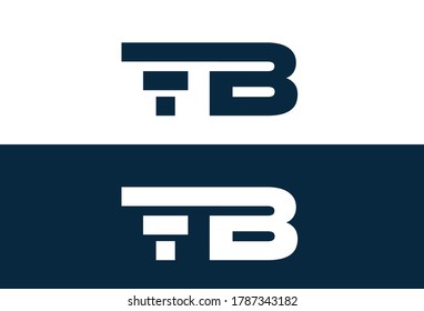 TB initial monogram logo, icon vector illustration ready to use, T-shirt design template