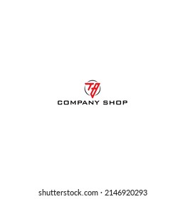 TB initial triangle logo vector