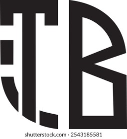 Diseño del logotipo de la hoja de TB, icono, símbolo, archivo del Vector 
