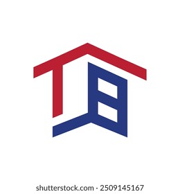 TB carta criação ícone logotipo vetor conceito design modelo web