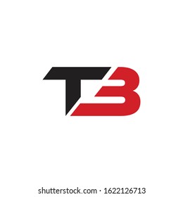 TB letter create logo design with editable format.