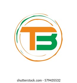 TB letter initial logo design
