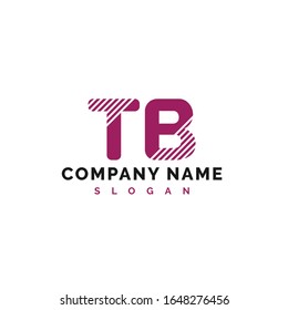 Diseño del logotipo de la carta TB. Logotipo de letra TB Ilustración vectorial - Vector