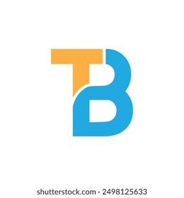 PLANTILLA de Vector de logotipo de letra TB