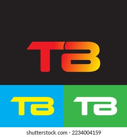 TB logo design concept for commercial uses