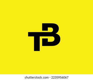 TB logo design vector template