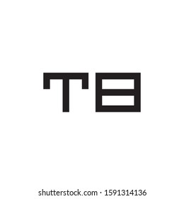 TB logo template vector icon design